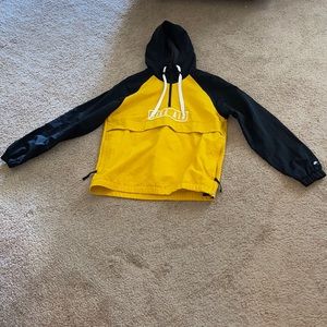 Nike Air Woven Anorak Jacket Yellow Black White